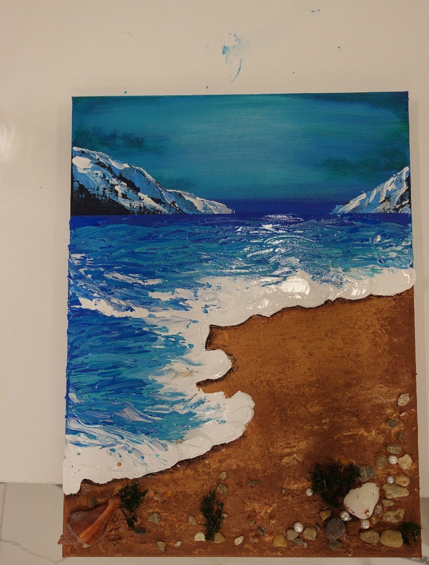 Textured Painting Workshop | 30x40 cm